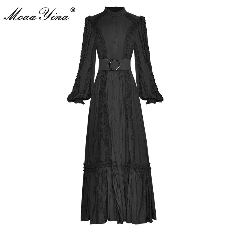 Dresses For Women 2023 Runway Luxury Brand High Quality Elegant Lantern Long Sleeve Lace-up Ruffles Single Breasted Solid Dress
Dresses For Women 2023 Runway Luxury Brand High Quality Elegant Lantern Long Sleeve Lace-up Ruffles Single Breasted Solid Dress