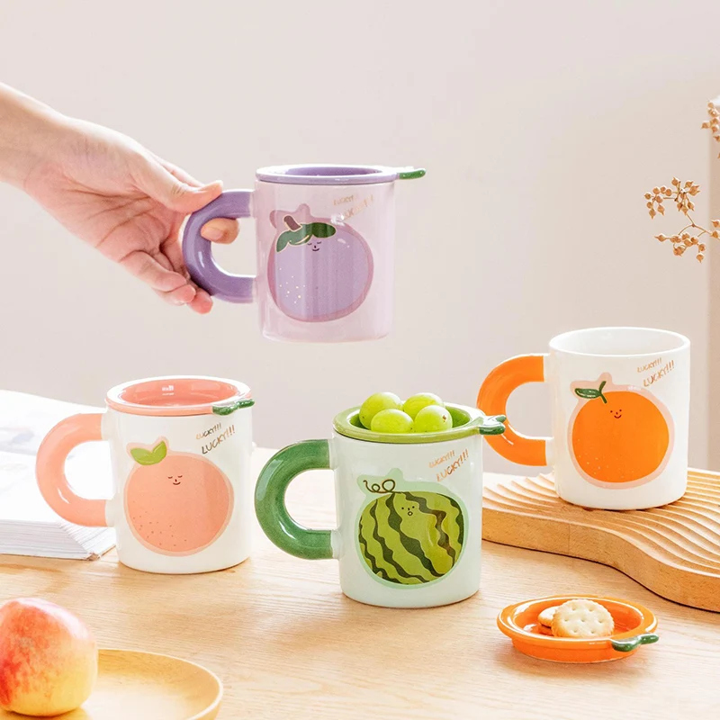 High-Value Fruit Mug Niche Creative Ceramic Cup Male And Female Students Cute Drinking Water Cup Coffee Milk Tea Cup
High-Value Fruit Mug Niche Creative Ceramic Cup Male And Female Students Cute Drinking Water Cup Coffee Milk Tea Cup
