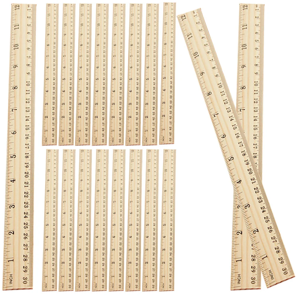 20 Pcs Office Measuring Rulers Learning Wooden Small Straight Edges Bamboo Student Drawing
20 Pcs Office Measuring Rulers Learning Wooden Small Straight Edges Bamboo Student Drawing
