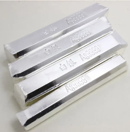pure silver 9999 silver bar silver scrap silver material 10g each bar with stamp Ag9999 silver bullion about 2.5m long
pure silver 9999 silver bar silver scrap silver material 10g each bar with stamp Ag9999 silver bullion about 2.5m long