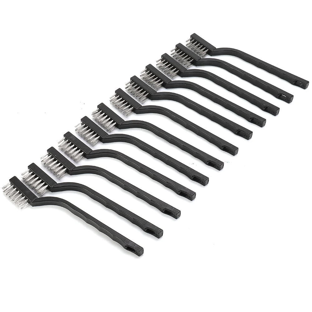 12x Cleaner Wire Brushes 170x11mm DIY Paint Rust Remover Brushes Household Cleaning Stainless Steel Cleaning Brush
12x Cleaner Wire Brushes 170x11mm DIY Paint Rust Remover Brushes Household Cleaning Stainless Steel Cleaning Brush
