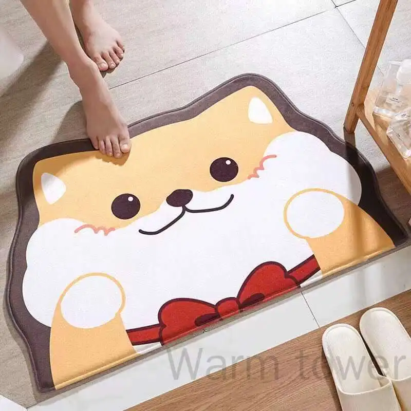 Plush bathroom mat cartoon absorbent rainbow non-slip door mat soft carpet children's room mat cloakroom carpet
Plush bathroom mat cartoon absorbent rainbow non-slip door mat soft carpet children's room mat cloakroom carpet