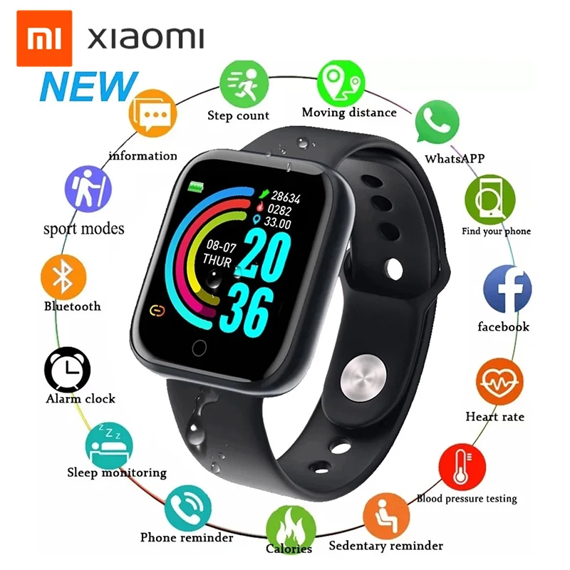 XIAOMI D20 Pro Smart Watch Sports Watch Y68 Bluetooth Fitness Tracker Heart Rate Blood Pressure Smart Bracelet for IOS Android
XIAOMI D20 Pro Smart Watch Sports Watch Y68 Bluetooth Fitness Tracker Heart Rate Blood Pressure Smart Bracelet for IOS Android