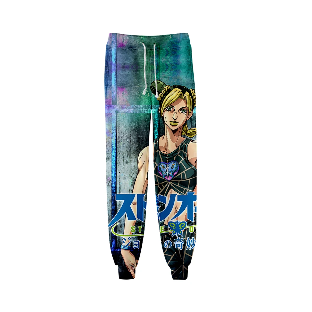 JoJo's Bizarre Adventure Pants 3D Trousers Jogger Pants Women Men Sweatpants Harajuku Streetwear 2021 Anime Stone Ocean Pants
JoJo's Bizarre Adventure Pants 3D Trousers Jogger Pants Women Men Sweatpants Harajuku Streetwear 2021 Anime Stone Ocean Pants