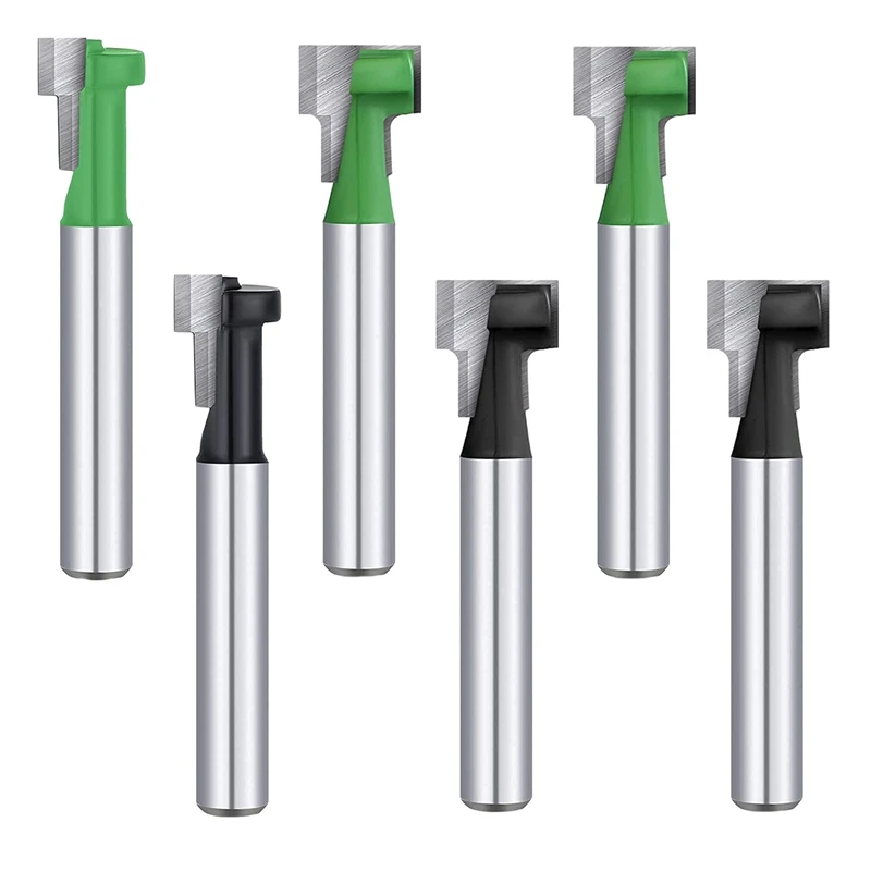 6Pcs Keyhole Router Bits Set, 1/4 Inch Shank Router Keyhole Bit Set -5/16 & 3/8 & 1/2 Inch Blade For Wood Hex Bolt
6Pcs Keyhole Router Bits Set, 1/4 Inch Shank Router Keyhole Bit Set -5/16 & 3/8 & 1/2 Inch Blade For Wood Hex Bolt