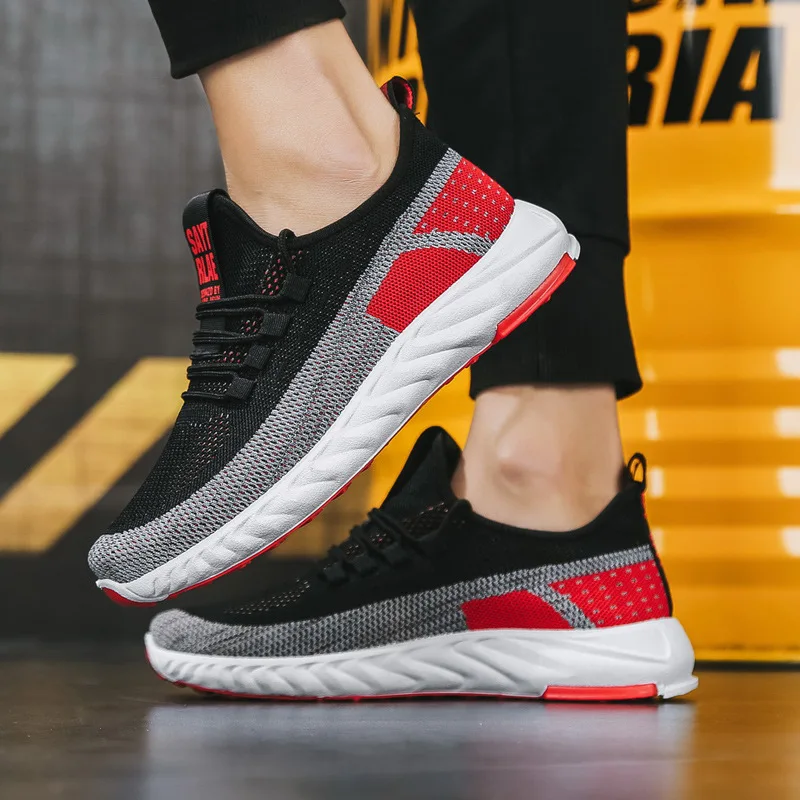 Men's Sneakers Spring New Flying Weaving Sports Style Leisure Low Top Round Head Color Matching Fashion Shoes Shoes Men Sneakers
Men's Sneakers Spring New Flying Weaving Sports Style Leisure Low Top Round Head Color Matching Fashion Shoes Shoes Men Sneakers