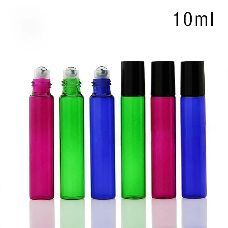 1000pcs/lot 10ml Thin Empty Glass Roll On Bottle Blue Red Green Roller Bottles With Black Lid for Essential Oil Aromatherapy
1000pcs/lot 10ml Thin Empty Glass Roll On Bottle Blue Red Green Roller Bottles With Black Lid for Essential Oil Aromatherapy