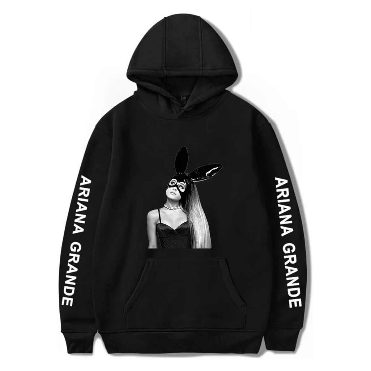 Модная одежда с длинным рукавом, толстовка с капюшоном Ariana Grande, женские толстовки для девочек, уличная одежда в стиле хип-хоп, повседневный с... 
Модная одежда с длинным рукавом, толстовка с капюшоном Ariana Grande, женские толстовки для девочек, уличная одежда в стиле хип-хоп, повседневный с...