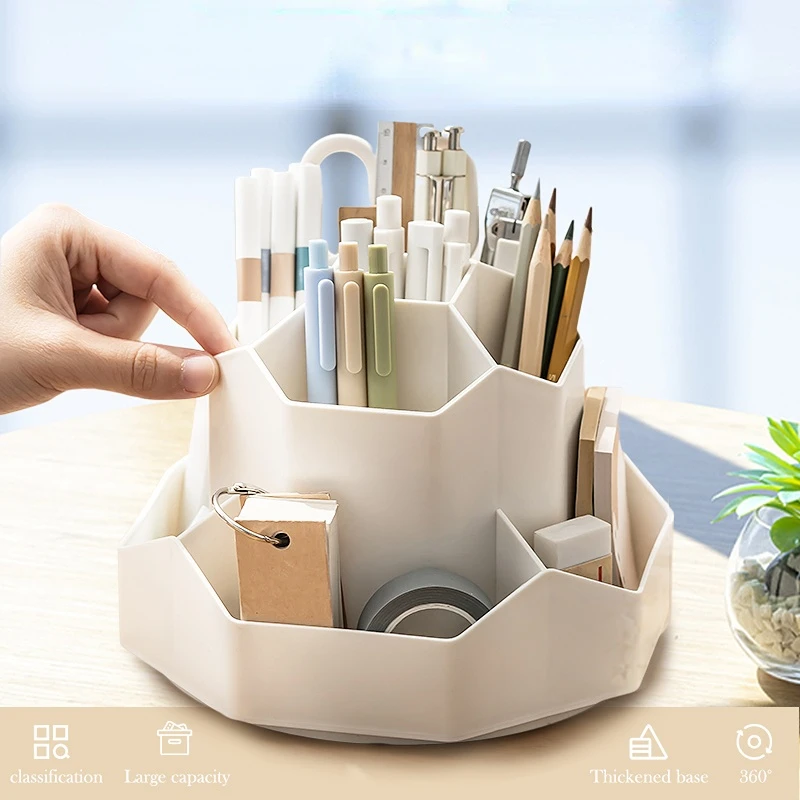 Cosmetic Organizer Box 360 Degree Rotating Makeup Brush Case Holder Lipstick Holder Eyebrow Pencil Storage Tube
Cosmetic Organizer Box 360 Degree Rotating Makeup Brush Case Holder Lipstick Holder Eyebrow Pencil Storage Tube