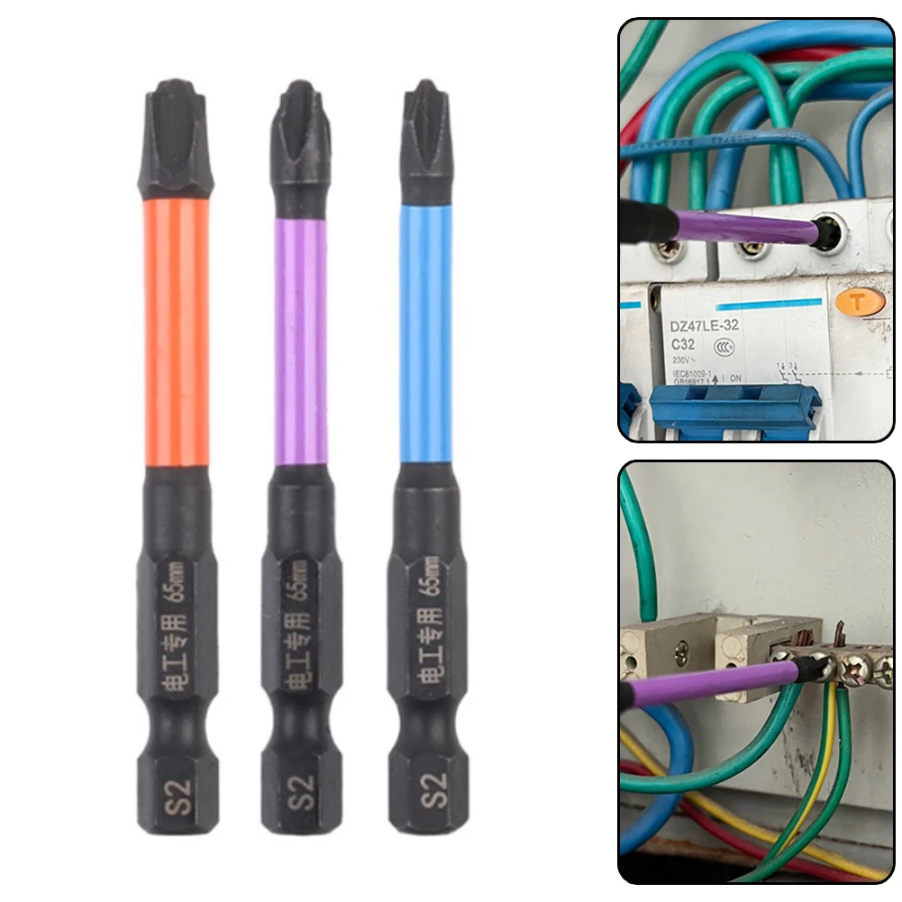 3pcs 65mm Magnetic Special Slotted Cross Screwdriver Bit Rust Proof Phosphating Bit For Electrician Socket Switch FPH1 FPH2 FPH3
3pcs 65mm Magnetic Special Slotted Cross Screwdriver Bit Rust Proof Phosphating Bit For Electrician Socket Switch FPH1 FPH2 FPH3