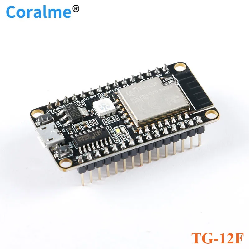 TG-12F TG-12F-Kit Development Board Module Serial Port WiFi Wireless BLE5.0 Module Based on TG7100C Chip
TG-12F TG-12F-Kit Development Board Module Serial Port WiFi Wireless BLE5.0 Module Based on TG7100C Chip
