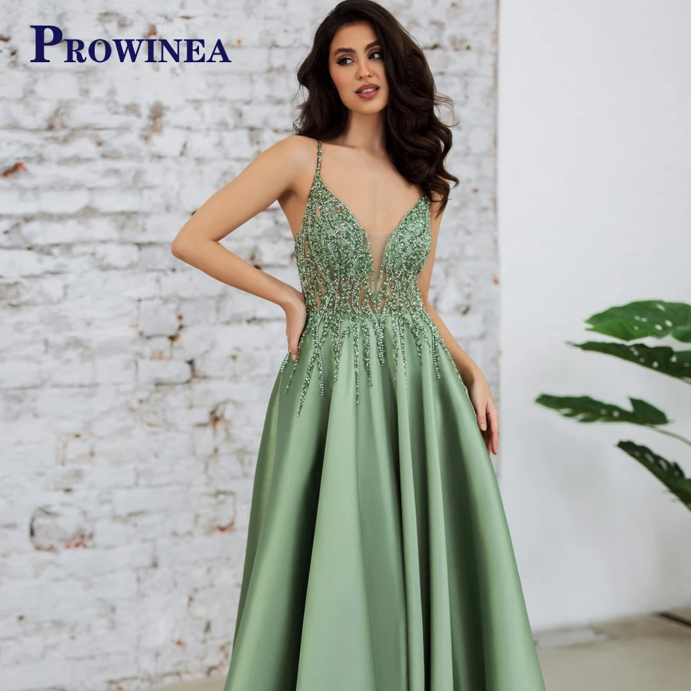 PROWINEA Sexy Illusion Beading Crystal Evening Dress For Women Birthday Gowns Dress Criss-Cross Back Lace Appliques Abendkleider
PROWINEA Sexy Illusion Beading Crystal Evening Dress For Women Birthday Gowns Dress Criss-Cross Back Lace Appliques Abendkleider