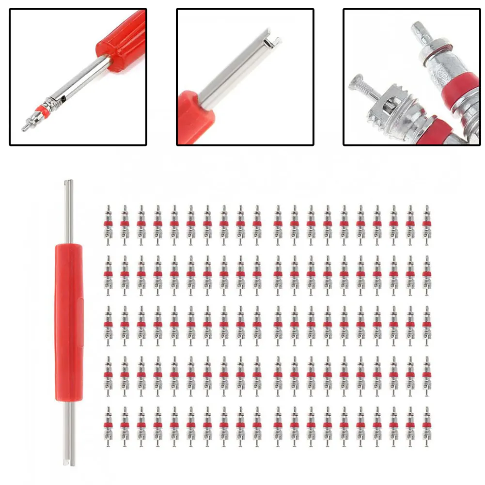 100Pcs Tyre Zinc Alloy Valve Stem Core Part Valve Core Wrench Car Truck Zinc Alloy Tire Tyre Valve Stem Core Part Replacement
100Pcs Tyre Zinc Alloy Valve Stem Core Part Valve Core Wrench Car Truck Zinc Alloy Tire Tyre Valve Stem Core Part Replacement