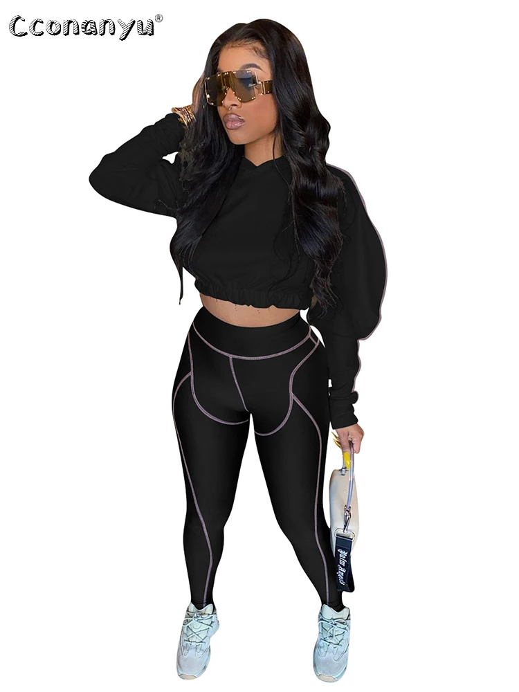 Full Winter Tracksuit Casual Hoodie Long Sleeve Crop Top Pencil Pant Leggings Joggers Pants Two Piece Sets Womens Outifits 2022
Full Winter Tracksuit Casual Hoodie Long Sleeve Crop Top Pencil Pant Leggings Joggers Pants Two Piece Sets Womens Outifits 2022
