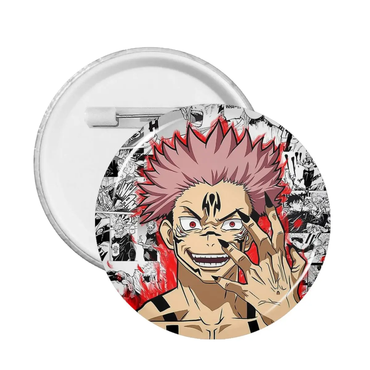 Jujutsu Kaisen Sukuna Ryomen Pin Badge Decoration Pins For Friends Badges Brooches For Clothes
Jujutsu Kaisen Sukuna Ryomen Pin Badge Decoration Pins For Friends Badges Brooches For Clothes