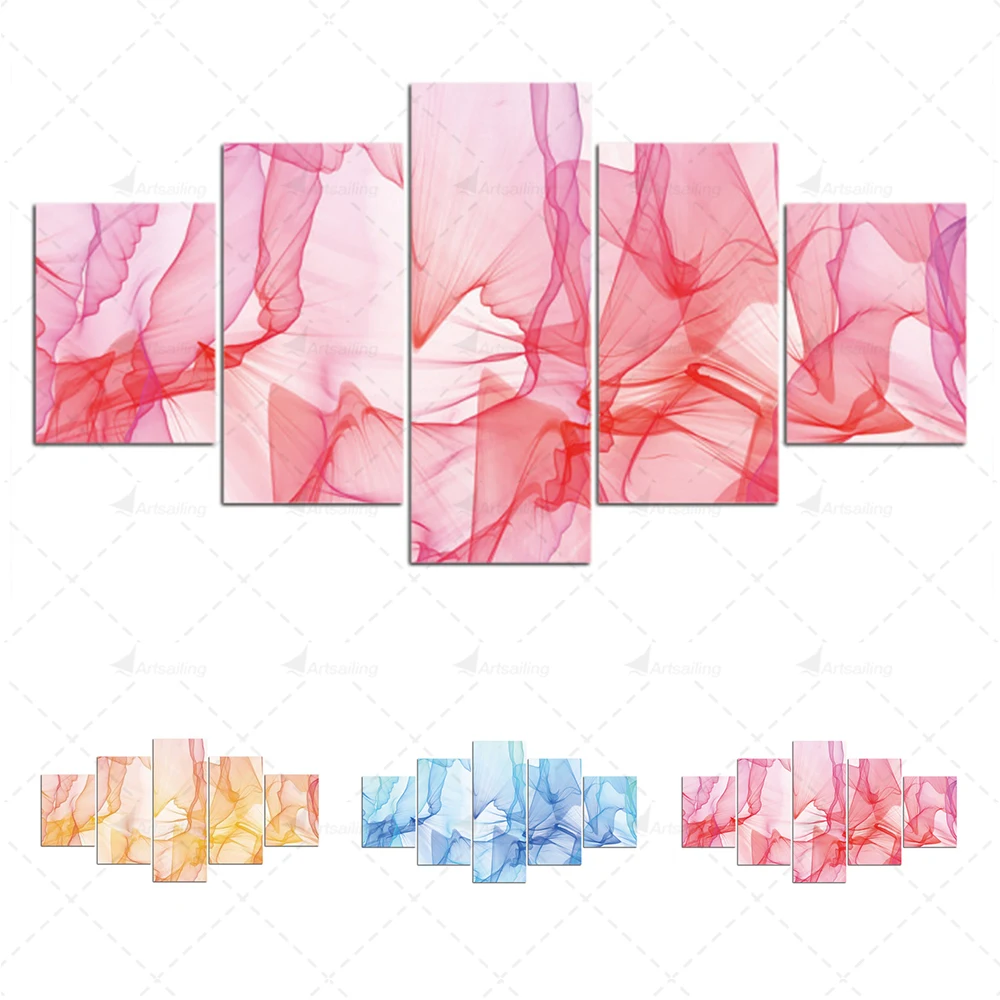 Abstract Blue Pink Canvas Art Colorful Poster and Print 5 Panel Wall Picture for Living Room Stylish Decoration
Abstract Blue Pink Canvas Art Colorful Poster and Print 5 Panel Wall Picture for Living Room Stylish Decoration