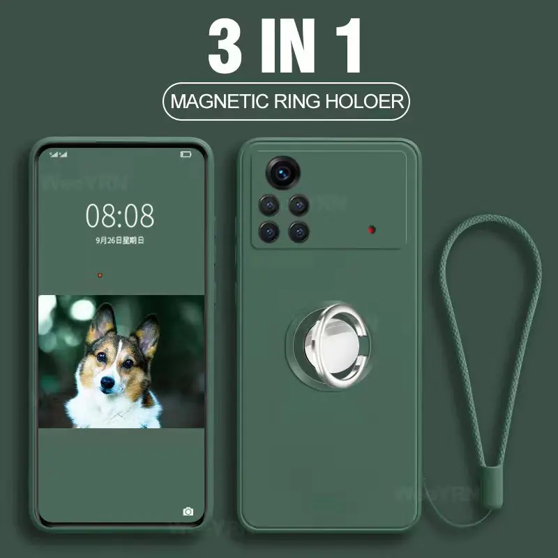 Жидкий силиконовый чехол 3 в 1 с кольцом-держателем для Xiaomi Poco X4 X3 M4 M3 Pro 4G 5G X3 X4 NFC X3, оригинальный мягкий чехол с магнитным шнурком ксиоми поко ...
Жидкий силиконовый чехол 3 в 1 с кольцом-держателем для Xiaomi Poco X4 X3 M4 M3 Pro 4G 5G X3 X4 NFC X3, оригинальный мягкий чехол с магнитным шнурком ксиоми поко ...