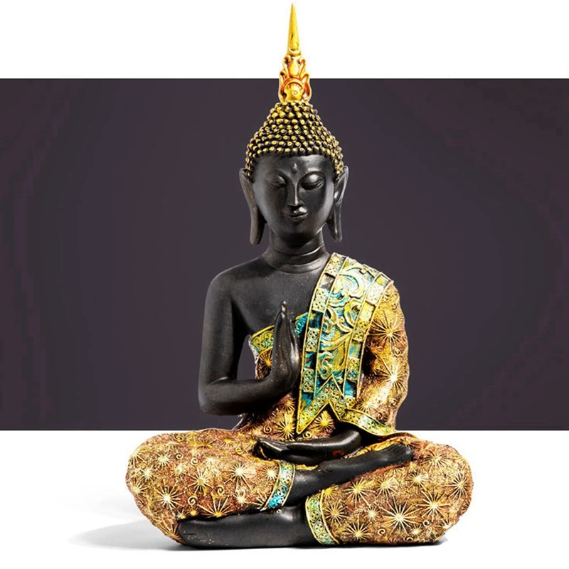 2X Buddha Statue Thailand Sculpture Resin Handmade Buddhism Hindu Feng Shui Figurine Meditation Home Decor Ornament 
2X Buddha Statue Thailand Sculpture Resin Handmade Buddhism Hindu Feng Shui Figurine Meditation Home Decor Ornament