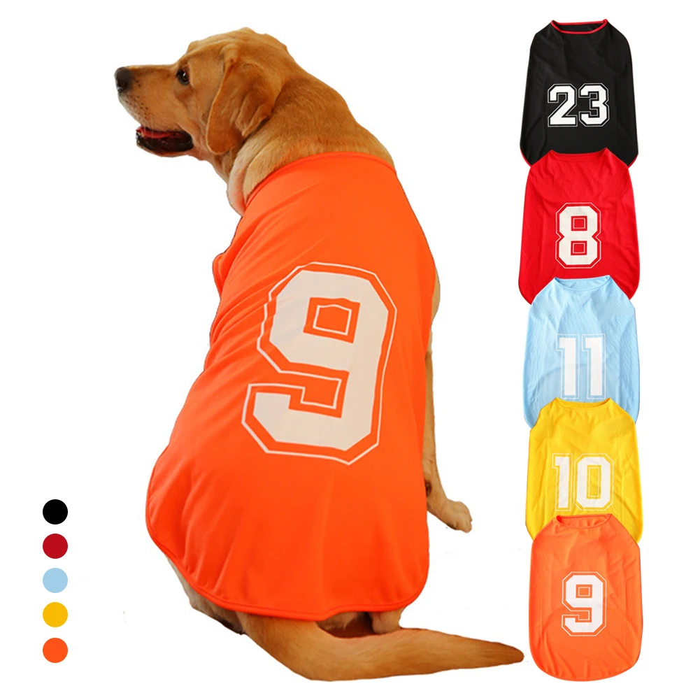 Summer Dog Clothes Breathable Basketball Jersey Pet Quick-drying Vest Large Dogs Sport Shirts Pets T-shirt Costume Supplies
Summer Dog Clothes Breathable Basketball Jersey Pet Quick-drying Vest Large Dogs Sport Shirts Pets T-shirt Costume Supplies