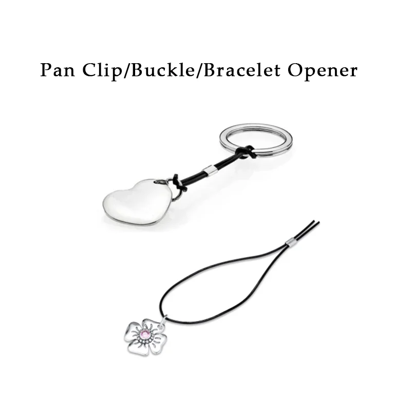 LR Pan Clip Buckle Lock 925 Sterling Silver Bracelet Opener Heart Key Chain Flower Pendant For Original Logo Bead Jewelry Making 
LR Pan Clip Buckle Lock 925 Sterling Silver Bracelet Opener Heart Key Chain Flower Pendant For Original Logo Bead Jewelry Making