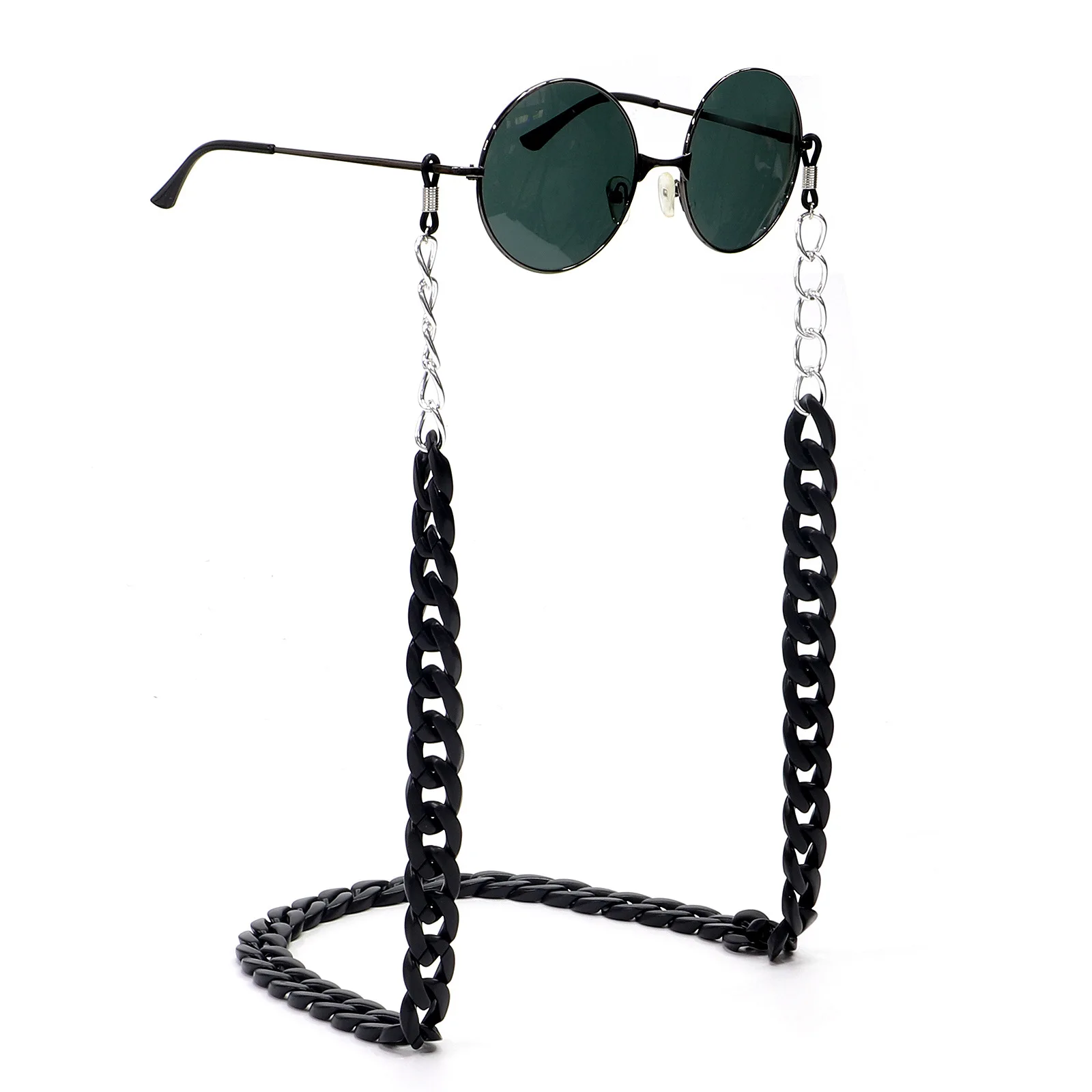 Acrylic Matte Black Glasses Chain Sunglasses Rope Non-slip Eyeglass Chains Lanyard Holder Accessories
Acrylic Matte Black Glasses Chain Sunglasses Rope Non-slip Eyeglass Chains Lanyard Holder Accessories