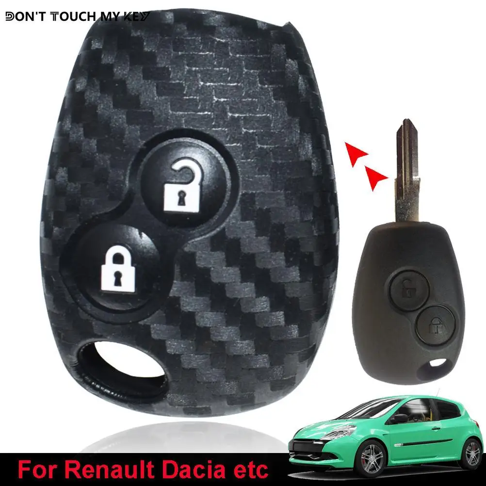 2 Button Carbon Fiber Silicone Car Key Shell Fob Case Cover Holder For Renault Clio Trafic Master Twingo Dacia Duster Sandero
2 Button Carbon Fiber Silicone Car Key Shell Fob Case Cover Holder For Renault Clio Trafic Master Twingo Dacia Duster Sandero