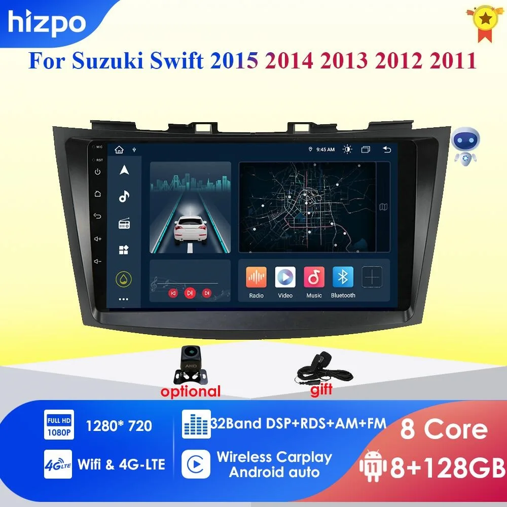 autoradio For SUZUKI SWIFT 2011 - 2015 Car Radio Multimedia Video Player Navigation GPS No 2 din 2din DVD Android 10 4G LTE WIFI
autoradio For SUZUKI SWIFT 2011 - 2015 Car Radio Multimedia Video Player Navigation GPS No 2 din 2din DVD Android 10 4G LTE WIFI