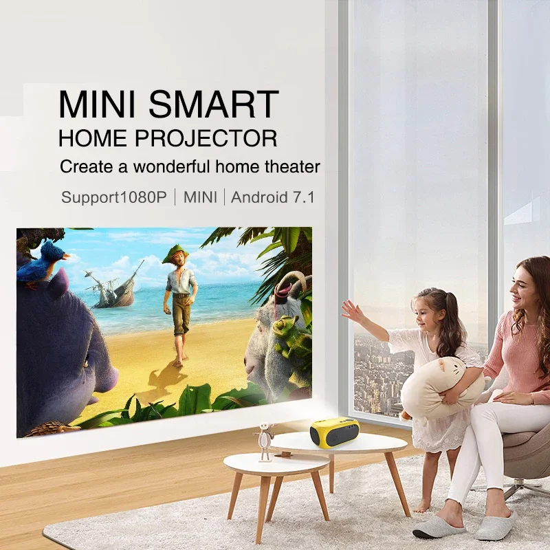 Salange M24 Mini Projector LED Portable Beamer Compatible with HDMI USB TF Card 640*480P Support 1080P Video Projetor Kids Gift
Salange M24 Mini Projector LED Portable Beamer Compatible with HDMI USB TF Card 640*480P Support 1080P Video Projetor Kids Gift