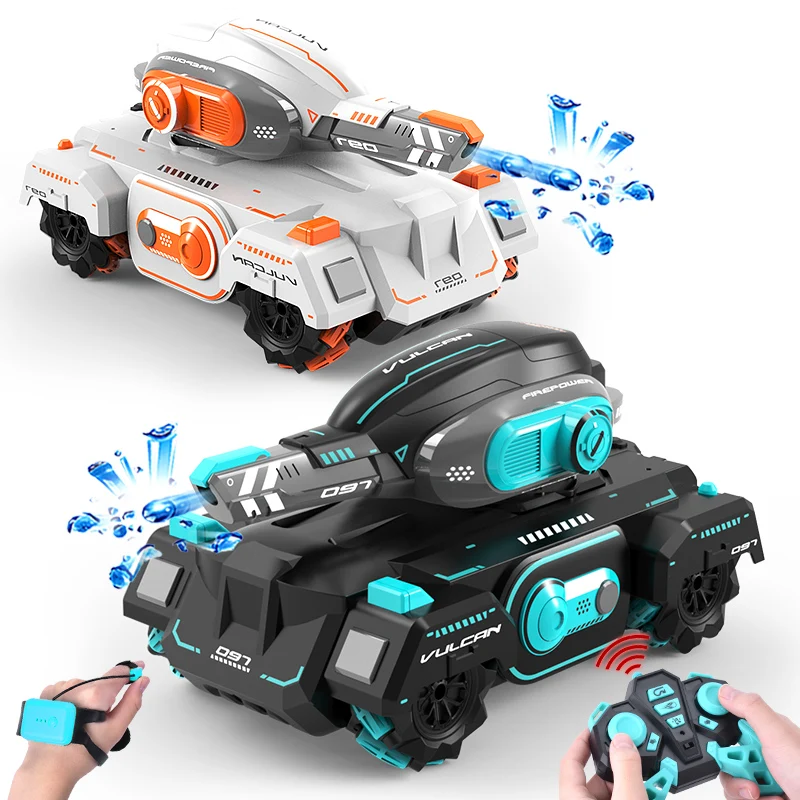 

Armored 2.4G RC Cars Children Toys Remote Control Car Toys for Boys Gesture Controlled Water Bomb Tank Electric Car Kid Toy Gift