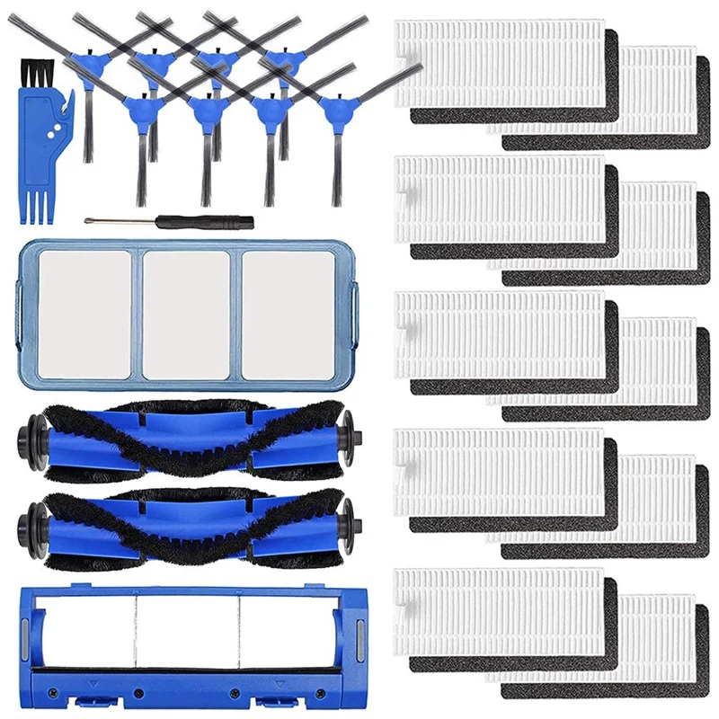 Replacement Roller Brush Side Brushes Filters For Eufy Robovac 11S 30 Robot Vacuum Cleaner Parts Accessories
Replacement Roller Brush Side Brushes Filters For Eufy Robovac 11S 30 Robot Vacuum Cleaner Parts Accessories