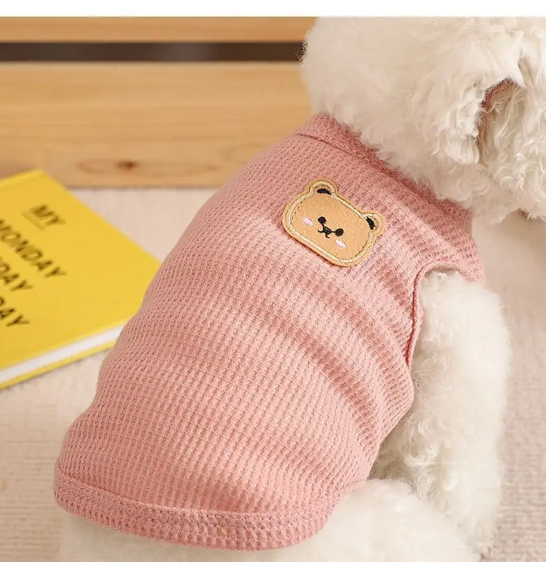 Pet Summer Thin Tank Top Teddy Bears Pomeranian Cat Schnauzer Small Spring And Autumn Dog Clothing
Pet Summer Thin Tank Top Teddy Bears Pomeranian Cat Schnauzer Small Spring And Autumn Dog Clothing