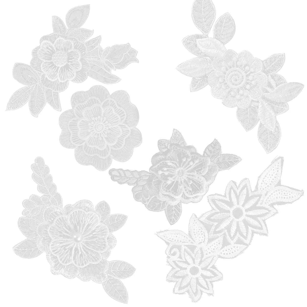 6pcs On Flower Patches Embroidered Flower Patches Sew On Floral Appliques for DIY Clothing Sewing
6pcs On Flower Patches Embroidered Flower Patches Sew On Floral Appliques for DIY Clothing Sewing