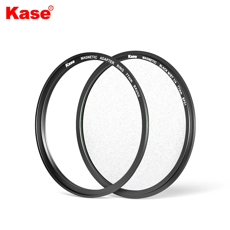 

Kase Magnetic Black Mist 1/4 Diffusion Camera Filter 52/58/67/72/77/82mm,Mist Cinematic Effect Filter for Vlog/Video/Portrait