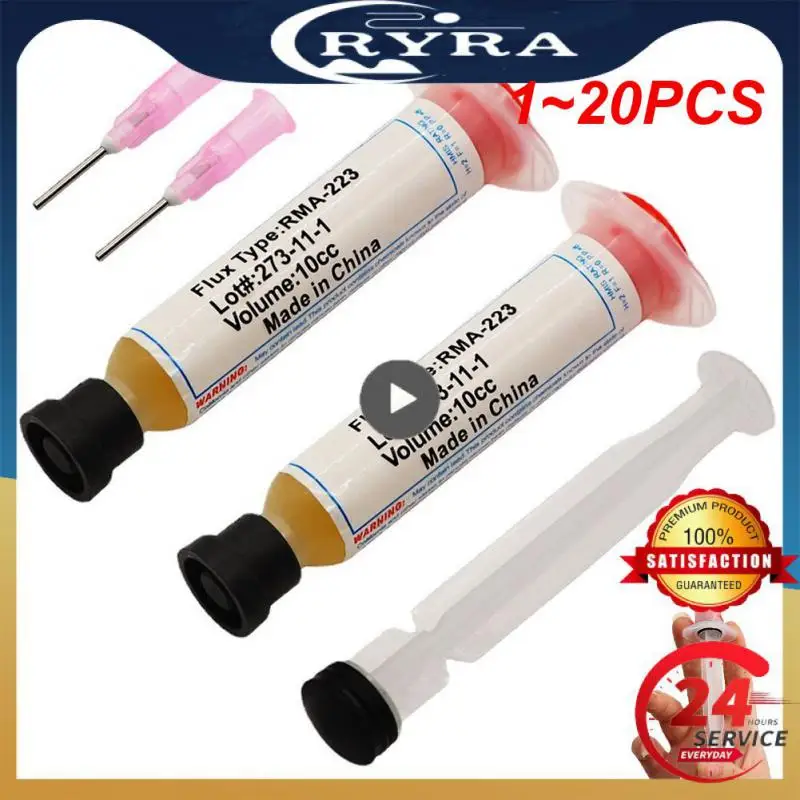 1~20PCS 10cc Flux For Soldering Solder Paste RMA223 RMA-223 Soldering Paste Grease Computer Chips Phone LED BGA SMD PGA PCB
1~20PCS 10cc Flux For Soldering Solder Paste RMA223 RMA-223 Soldering Paste Grease Computer Chips Phone LED BGA SMD PGA PCB
