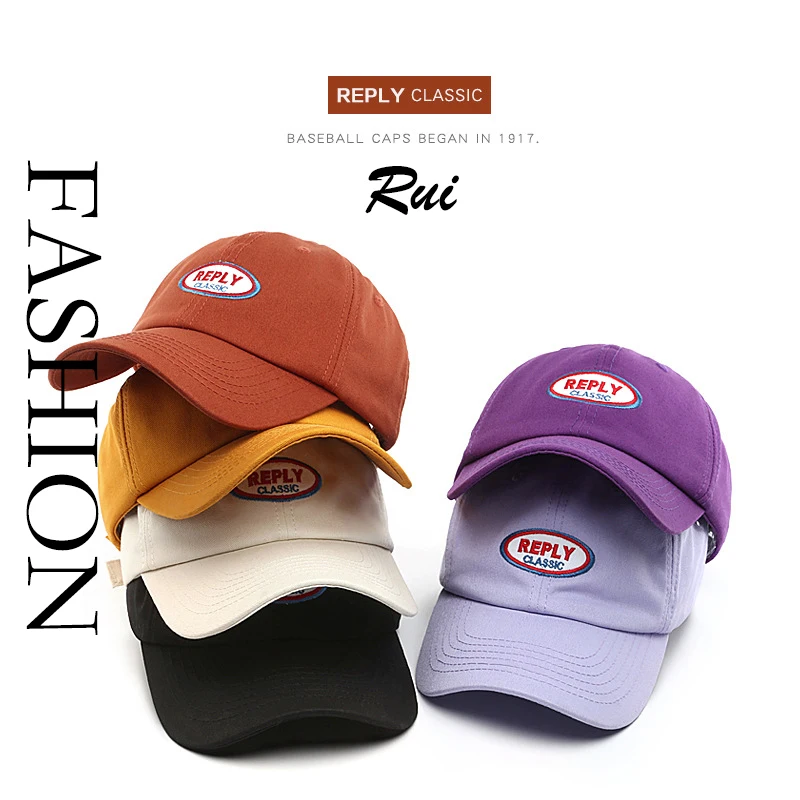 Rui fashion Korean ins embroidery versatile soft top female hat Male cap casual curved eave student couple baseball cap
Rui fashion Korean ins embroidery versatile soft top female hat Male cap casual curved eave student couple baseball cap