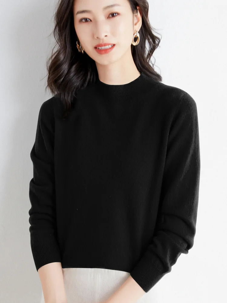 2022 NEW FASHION WOMEN knitted pullover Korean version casual clothes women's bottoming shirt
2022 NEW FASHION WOMEN knitted pullover Korean version casual clothes women's bottoming shirt