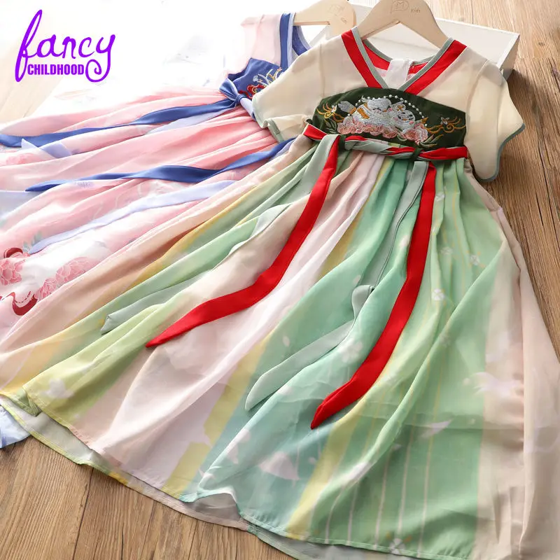 Hanfu Women Chinese Traditional Embroidered Princess Dance Dress Oriental Style Tang Dynasty Ancient Fairy Folk Dance Costume
Hanfu Women Chinese Traditional Embroidered Princess Dance Dress Oriental Style Tang Dynasty Ancient Fairy Folk Dance Costume