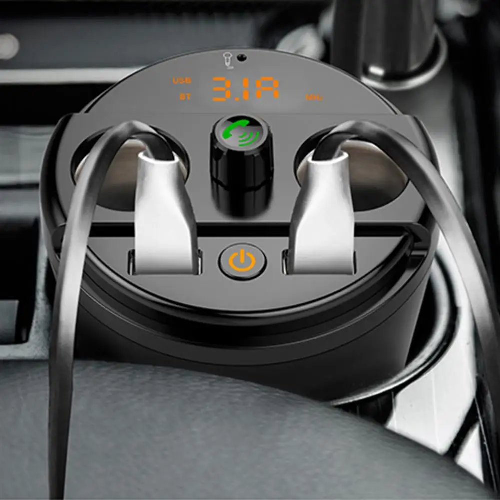Car Bluetooth-compatible 5.0 Car Kit Handsfree AUX Audio Receiver Car MP3 Player QC3.0 Quick Charge LCD Display FM Transmitter
Car Bluetooth-compatible 5.0 Car Kit Handsfree AUX Audio Receiver Car MP3 Player QC3.0 Quick Charge LCD Display FM Transmitter