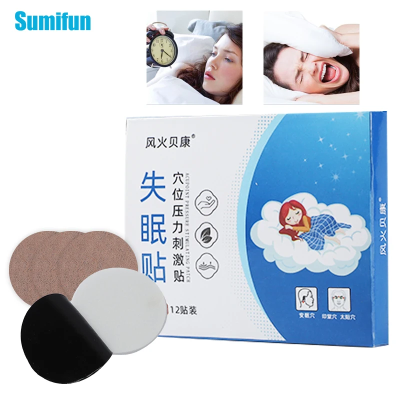 12pcs/box Insomnia Treatment Medical Plaster Natural Herbal Sleeping Patch Sleep Aid Chinese Medicine Sticker Health Care
12pcs/box Insomnia Treatment Medical Plaster Natural Herbal Sleeping Patch Sleep Aid Chinese Medicine Sticker Health Care