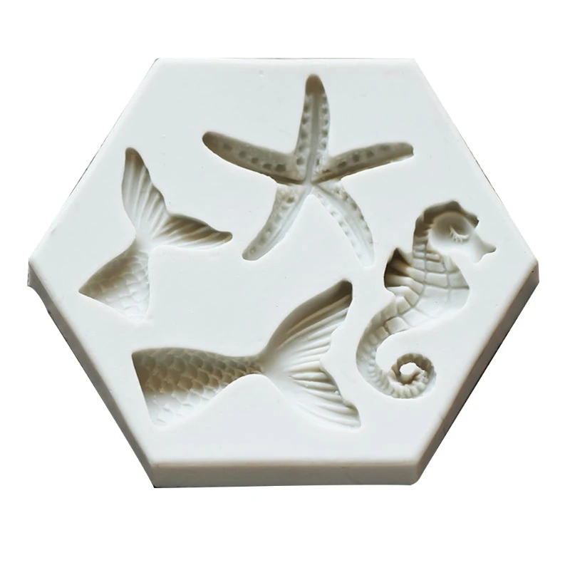 29EF Mermaid Tail Starfish Seahorse Chocolate Silicone Chocolate Cake Mold for Baking
29EF Mermaid Tail Starfish Seahorse Chocolate Silicone Chocolate Cake Mold for Baking