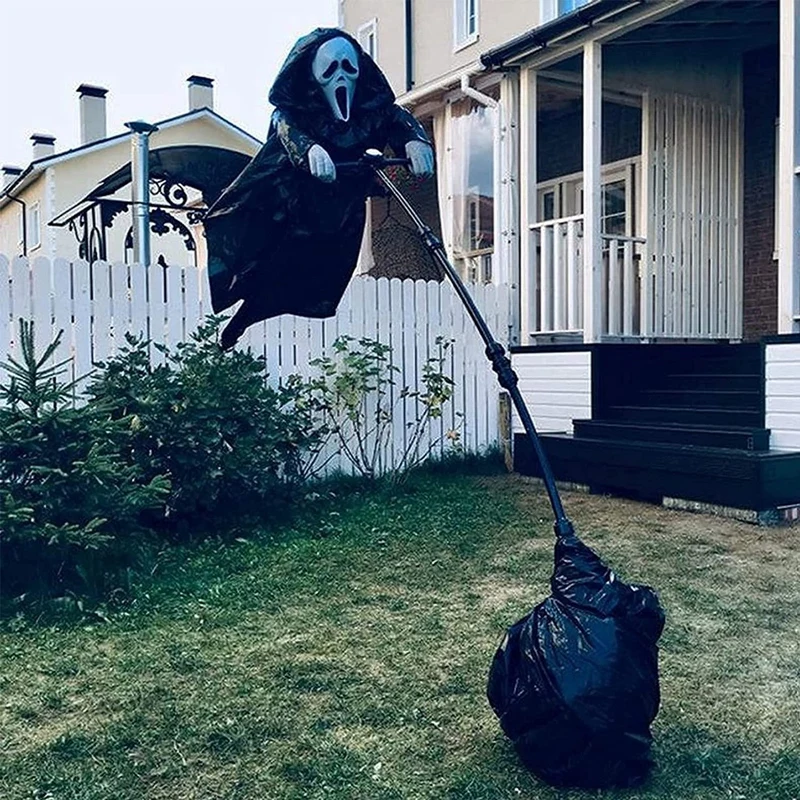 Halloween Decoration Garden Grim Reaper Ghostface Scarecrow Yard Art Hanging Scary Scream Ghostface Scarecrow Halloween Props
Halloween Decoration Garden Grim Reaper Ghostface Scarecrow Yard Art Hanging Scary Scream Ghostface Scarecrow Halloween Props