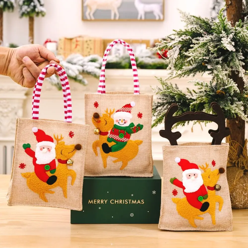 Fashion Creative Snowman Felt Tote Bag Lovely Nylon Candy Bag Christmas Style Bag Cartoon Storage Basket Female Handbag
Fashion Creative Snowman Felt Tote Bag Lovely Nylon Candy Bag Christmas Style Bag Cartoon Storage Basket Female Handbag