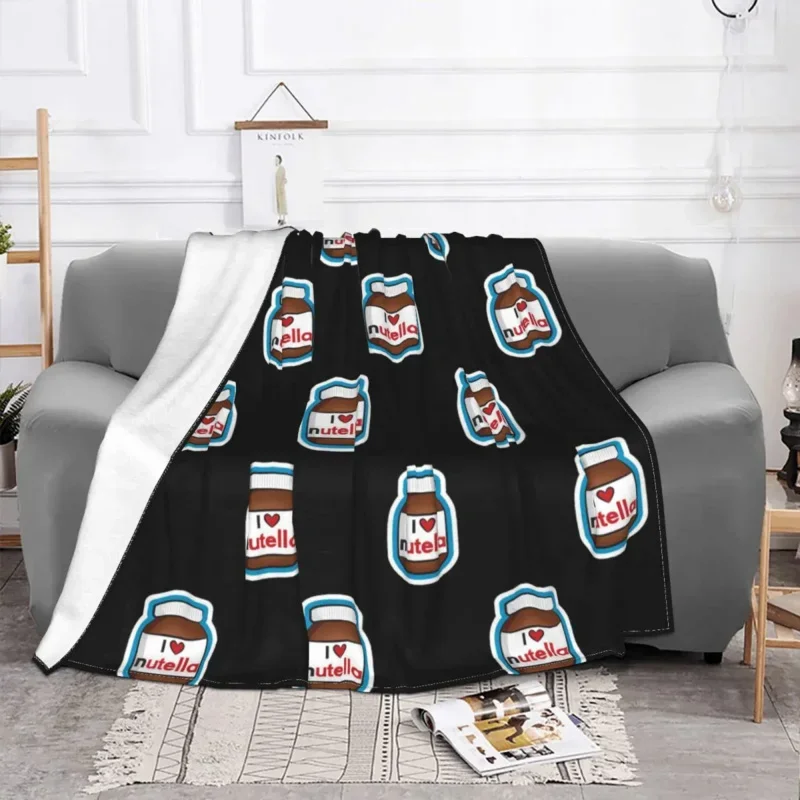 Nutella Chocolates Lover Blankets Fleece Printed Sweet Portable Super Soft Throw Blanket For Home Bedroom Bedspread
Nutella Chocolates Lover Blankets Fleece Printed Sweet Portable Super Soft Throw Blanket For Home Bedroom Bedspread