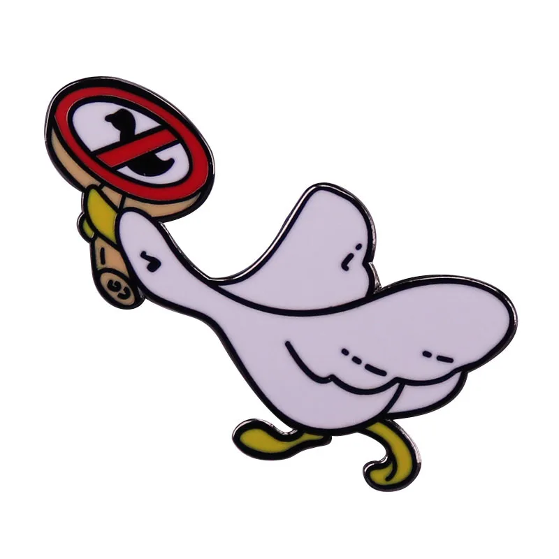 Creative Goose Badges High Quality Copper Brooches Cartoon Angry Goose Biting Warning Sign Pins Clothing Bag Decoration
Creative Goose Badges High Quality Copper Brooches Cartoon Angry Goose Biting Warning Sign Pins Clothing Bag Decoration