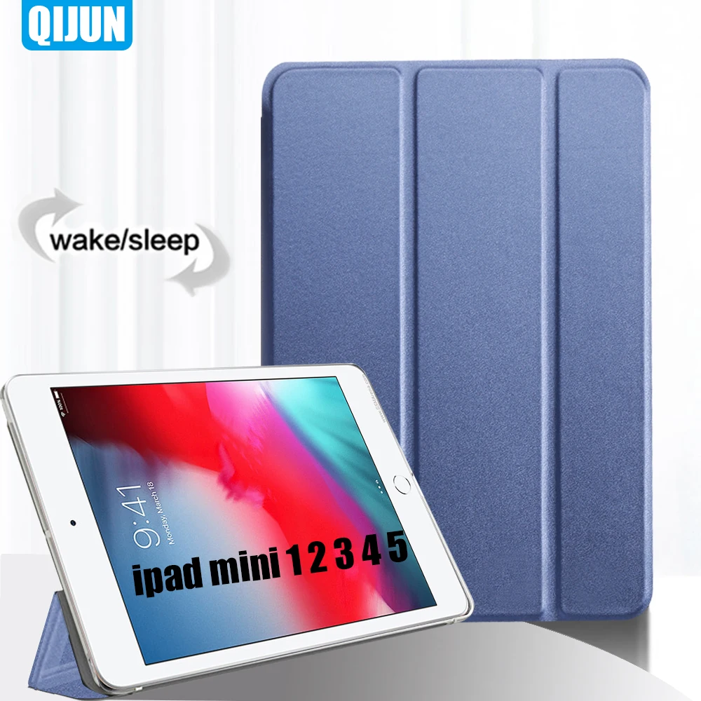 Чехол для Apple iPad mini 1 2 3 4 5 7 9 дюйма 2019 5th 2015 кожаный флип-чехол планшета Умный