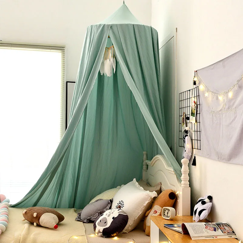 Занавеска для детской кровати, Потолочная игровая кровать, тент в скандинавском стиле, сетка от комаров, аксессуары для спальни, 19 цветов 
Занавеска для детской кровати, Потолочная игровая кровать, тент в скандинавском стиле, сетка от комаров, аксессуары для спальни, 19 цветов