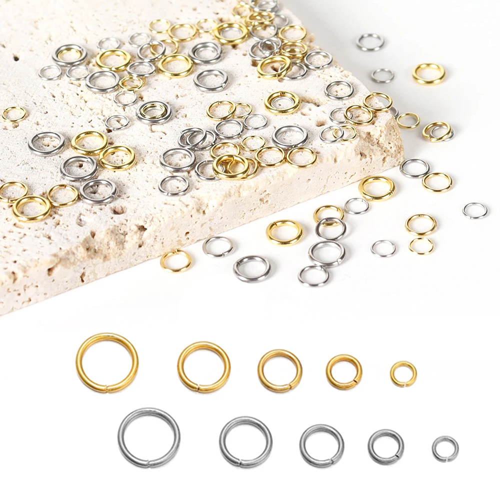 200PCS Stainless Steel 3/4/5/6/7/8/10/12mm Rings Split Ring Connectors Single Loops Jump DIY Jewelry Findings Supplies
200PCS Stainless Steel 3/4/5/6/7/8/10/12mm Rings Split Ring Connectors Single Loops Jump DIY Jewelry Findings Supplies
