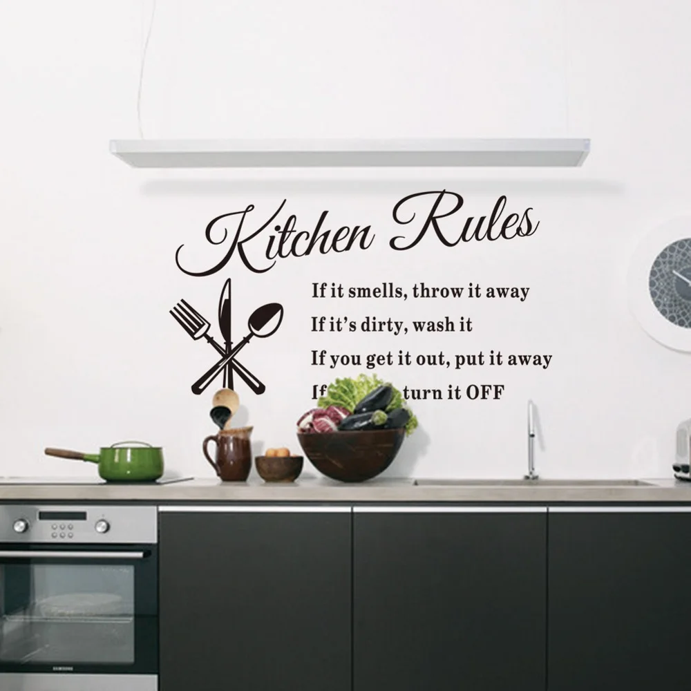 Home Decoration kitchen Wall Sticker Waterproof Mural Art DIY Text Kitchen Restaurant Wall Sticker
Home Decoration kitchen Wall Sticker Waterproof Mural Art DIY Text Kitchen Restaurant Wall Sticker