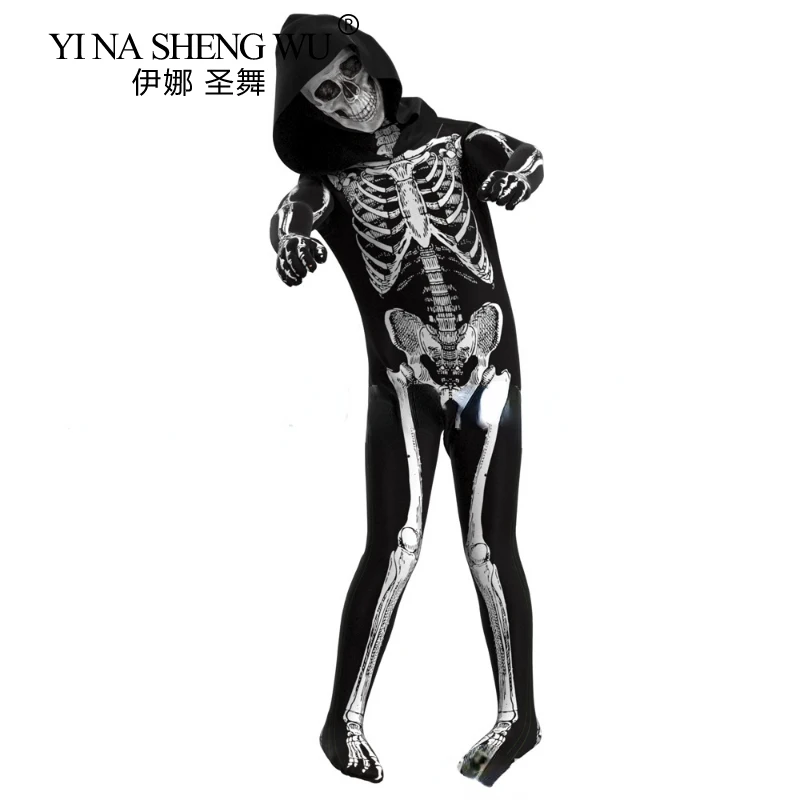 Kids Halloween Zombie Costume Cosplay Scary Skeleton Skull Costume Jumpsuit Full Sets Carnival Party Clothing Carnival Bodysuit
Kids Halloween Zombie Costume Cosplay Scary Skeleton Skull Costume Jumpsuit Full Sets Carnival Party Clothing Carnival Bodysuit