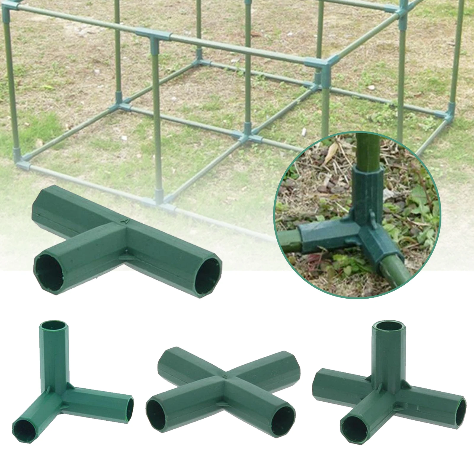 16mm Plant Frame Connector Pillar Fittings Plastic Greenhouse Bracket Accessories Garden Tools Connecting Parts 4 Types Bracket
16mm Plant Frame Connector Pillar Fittings Plastic Greenhouse Bracket Accessories Garden Tools Connecting Parts 4 Types Bracket